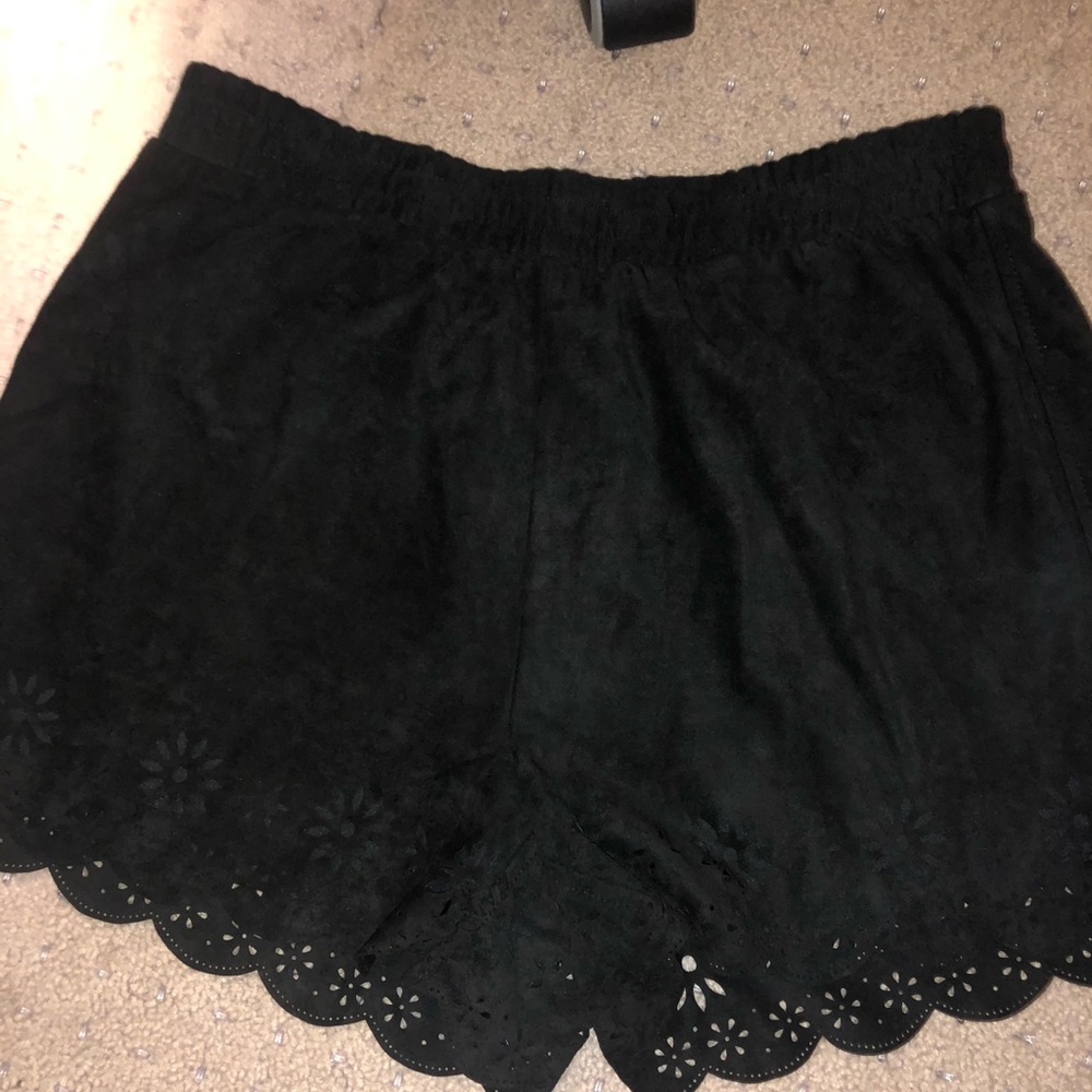 NWT velvet shorts